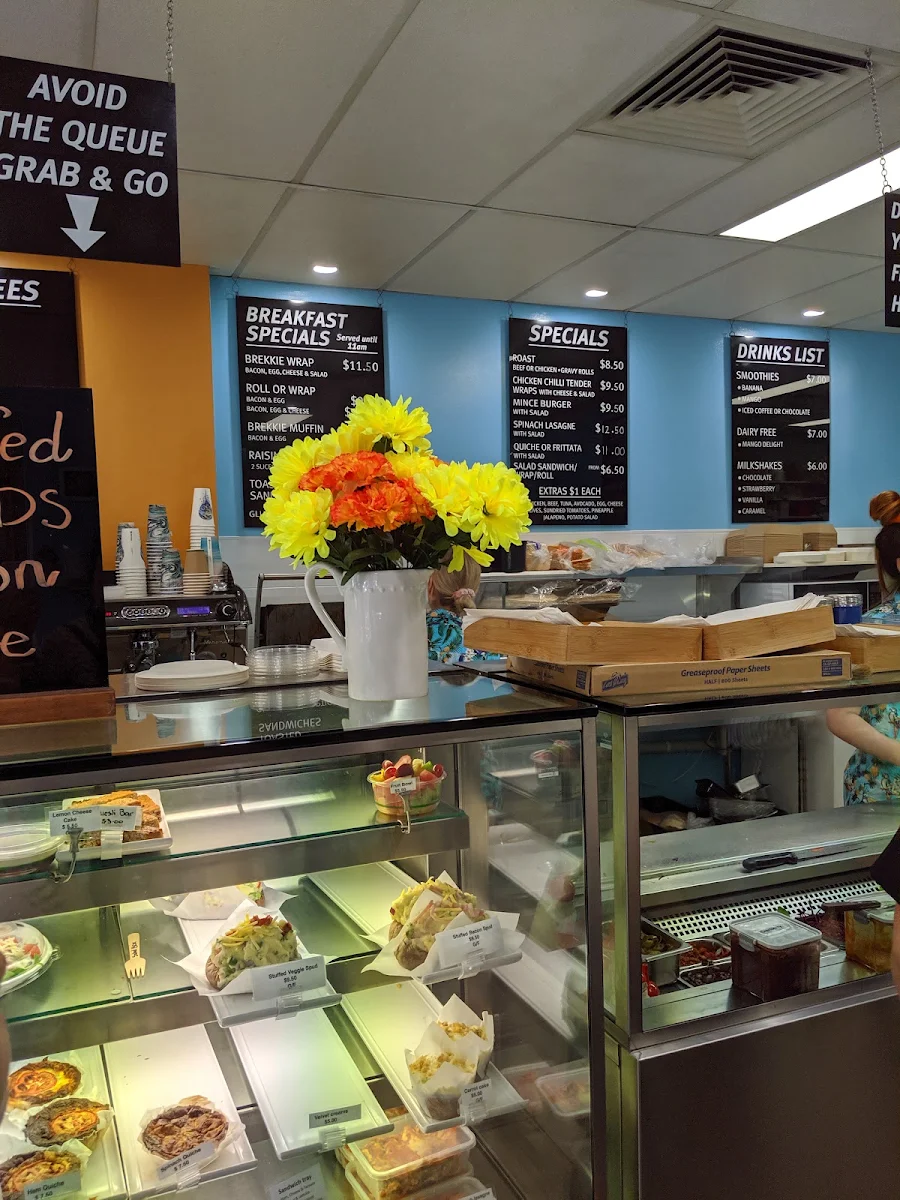 Menu, Cool Mango Salad Bar