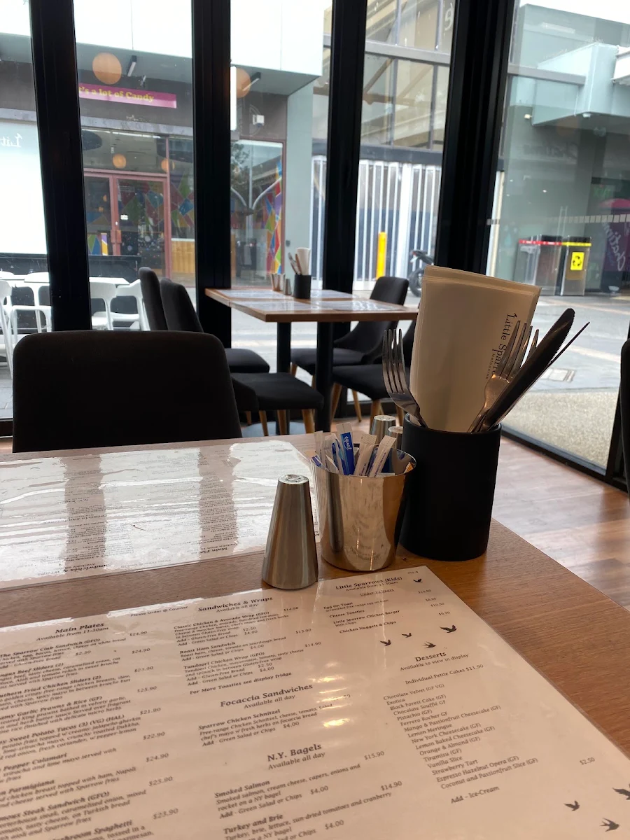 Menu, Little Sparrow