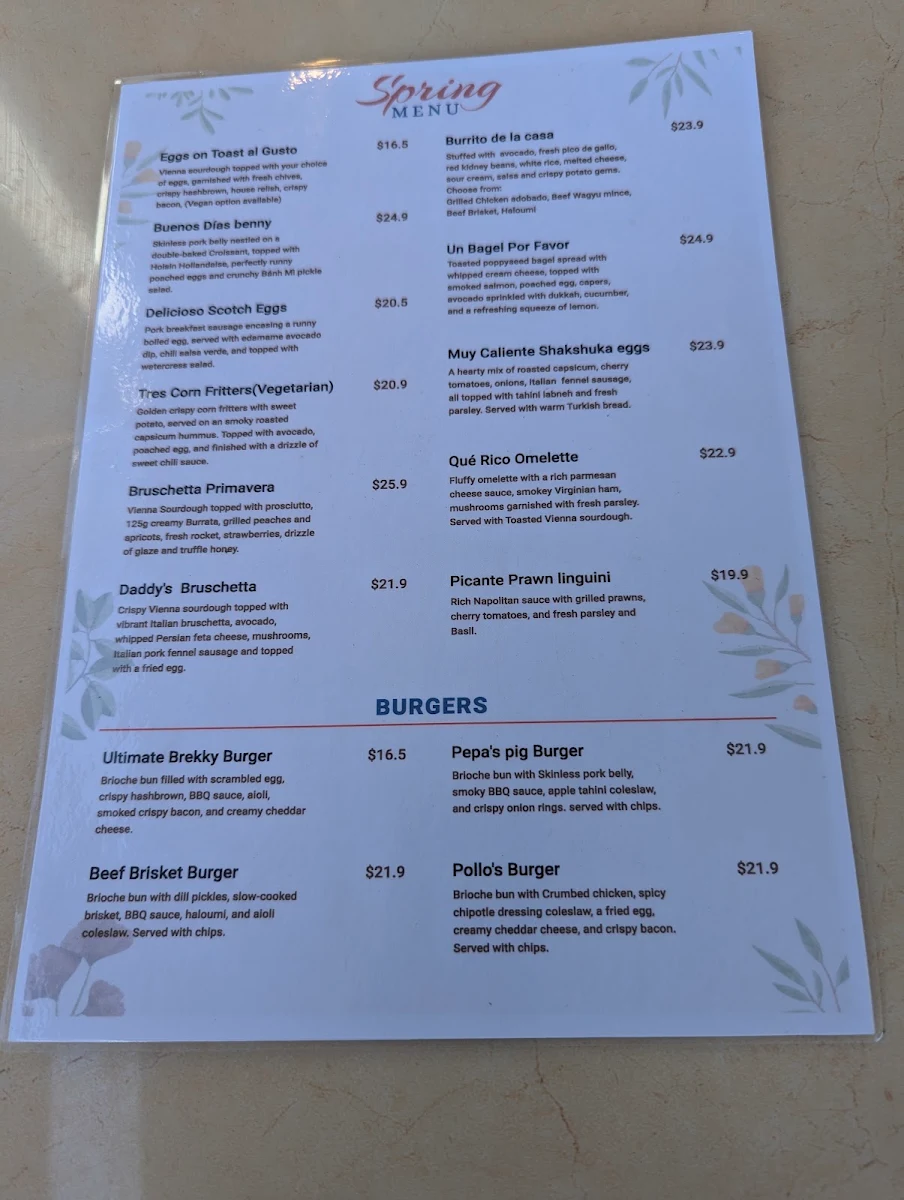 Menu, Cinnamon Edge