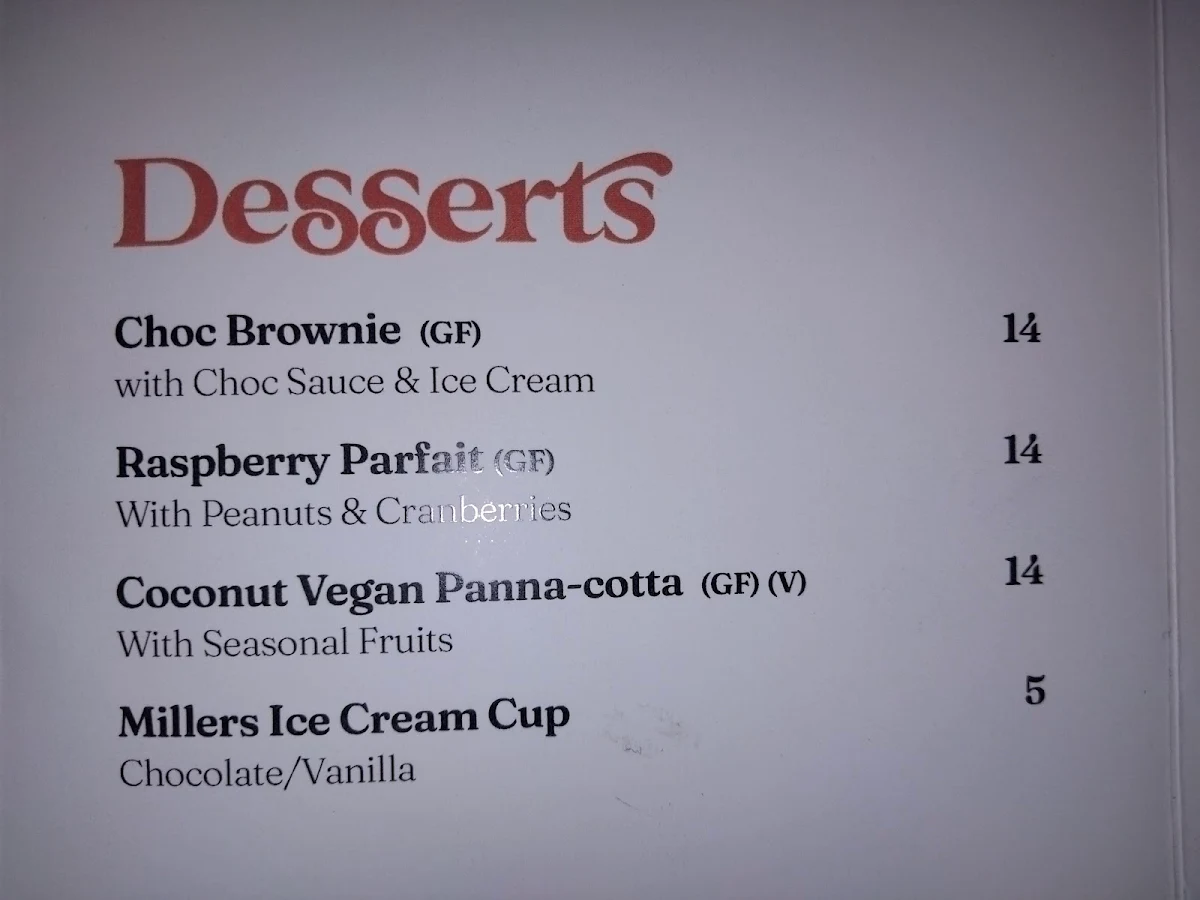 Menu, Burger Baby Margaret River
