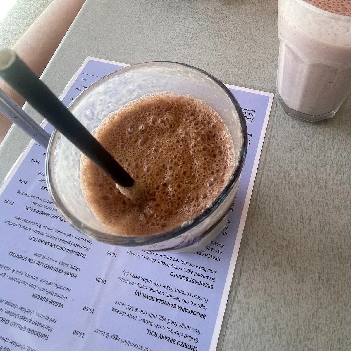 Menu, Mannheim Cafe
