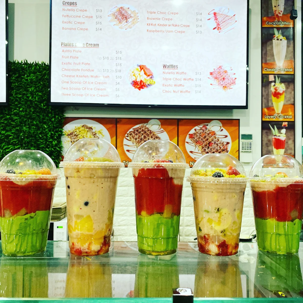 Menu, Sit N Dip Cocktails