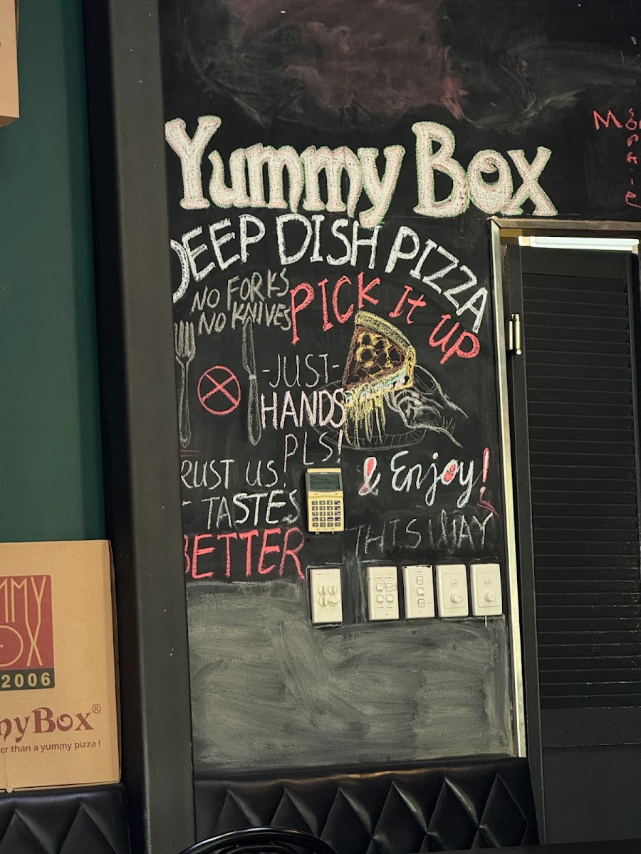Menu, YummyBox