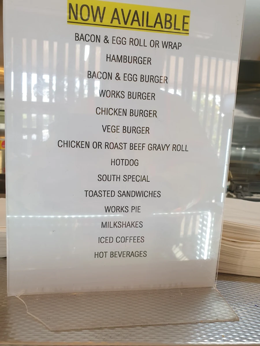 Menu, SouthSide Hot Bread