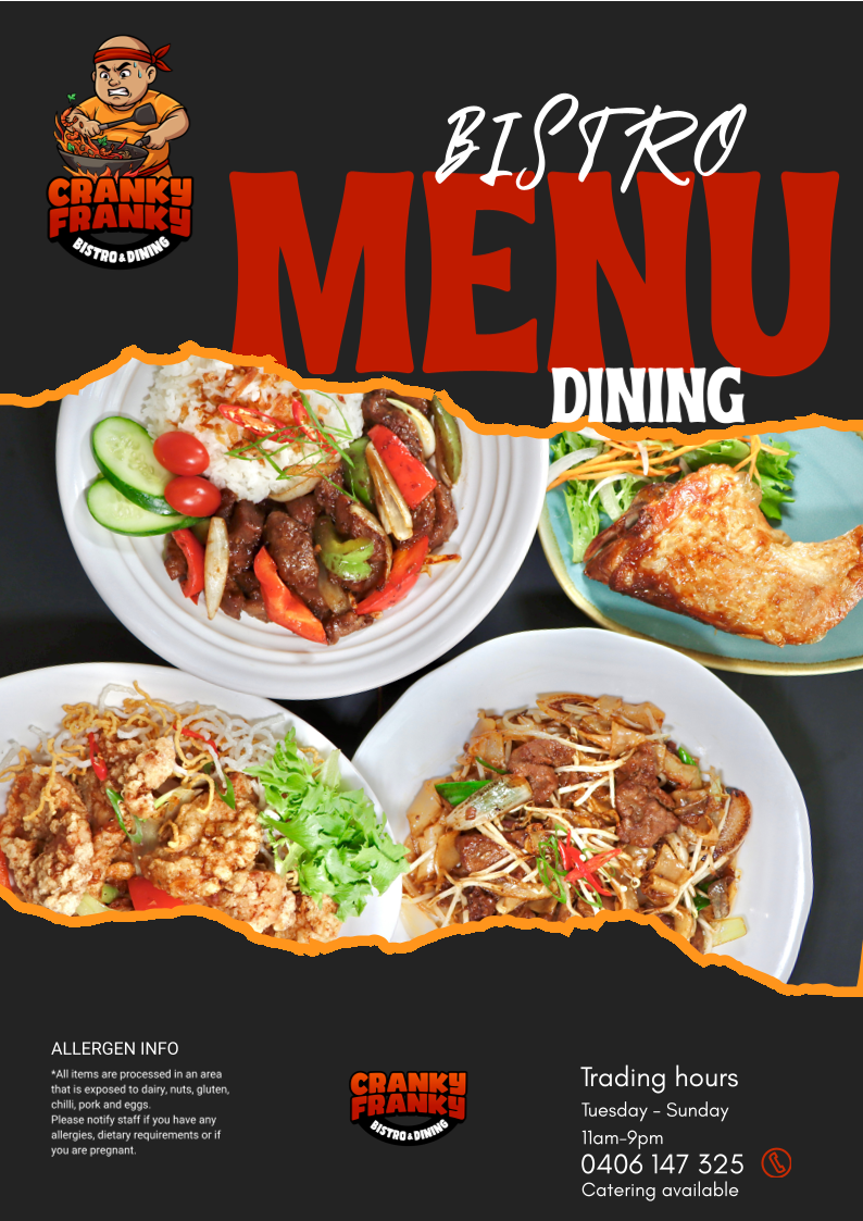 Menu, Golfview Hotel Motel