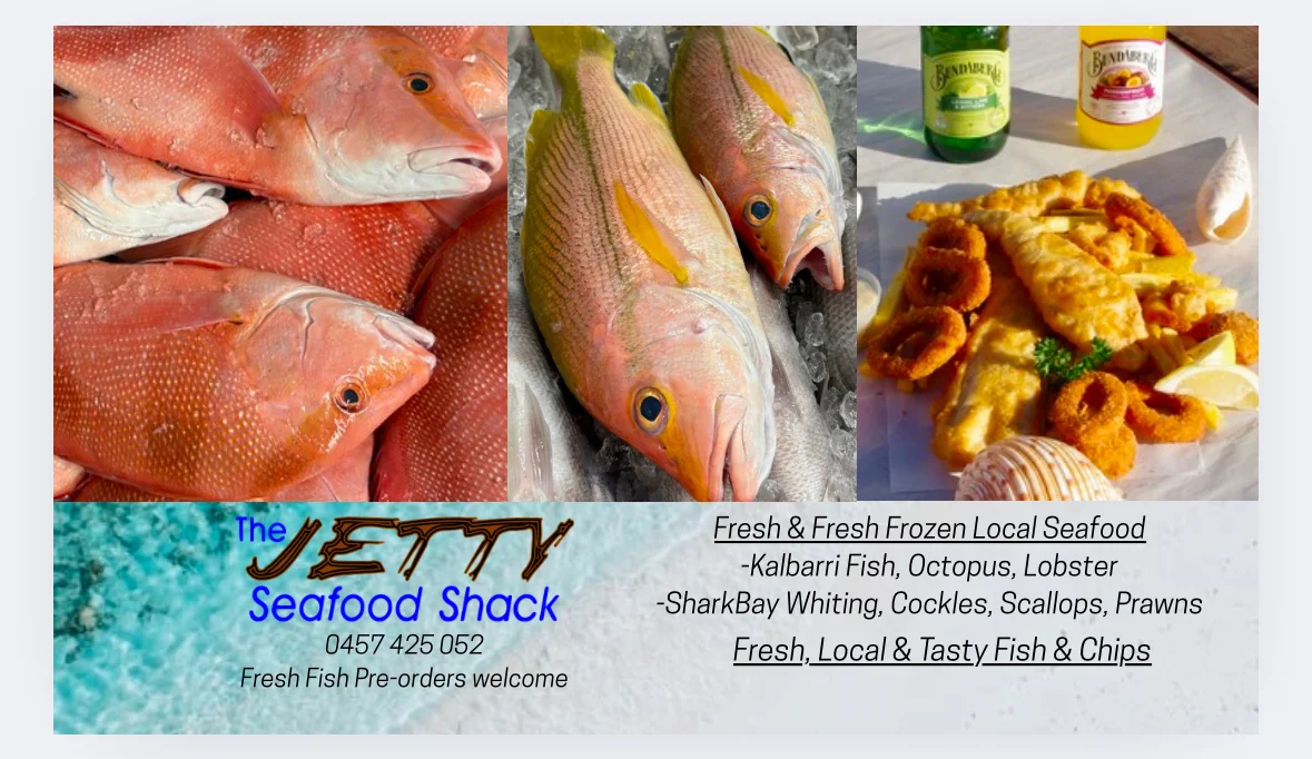 Menu, The Jetty Seafood Shack