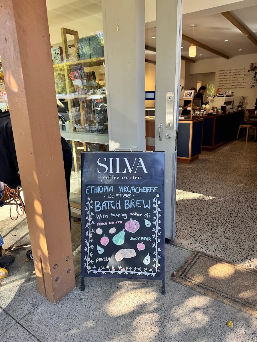Menu, Silva Coffee Roasters
