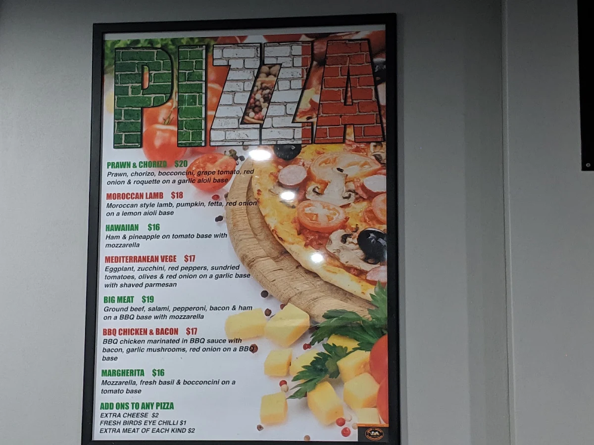 Menu, North Nowra Tavern
