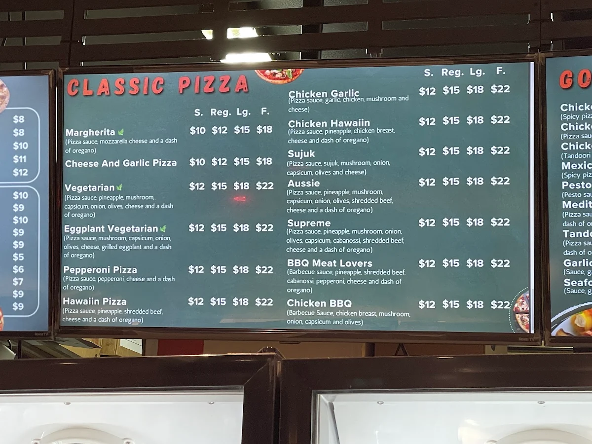 Menu, Semsom Bakery