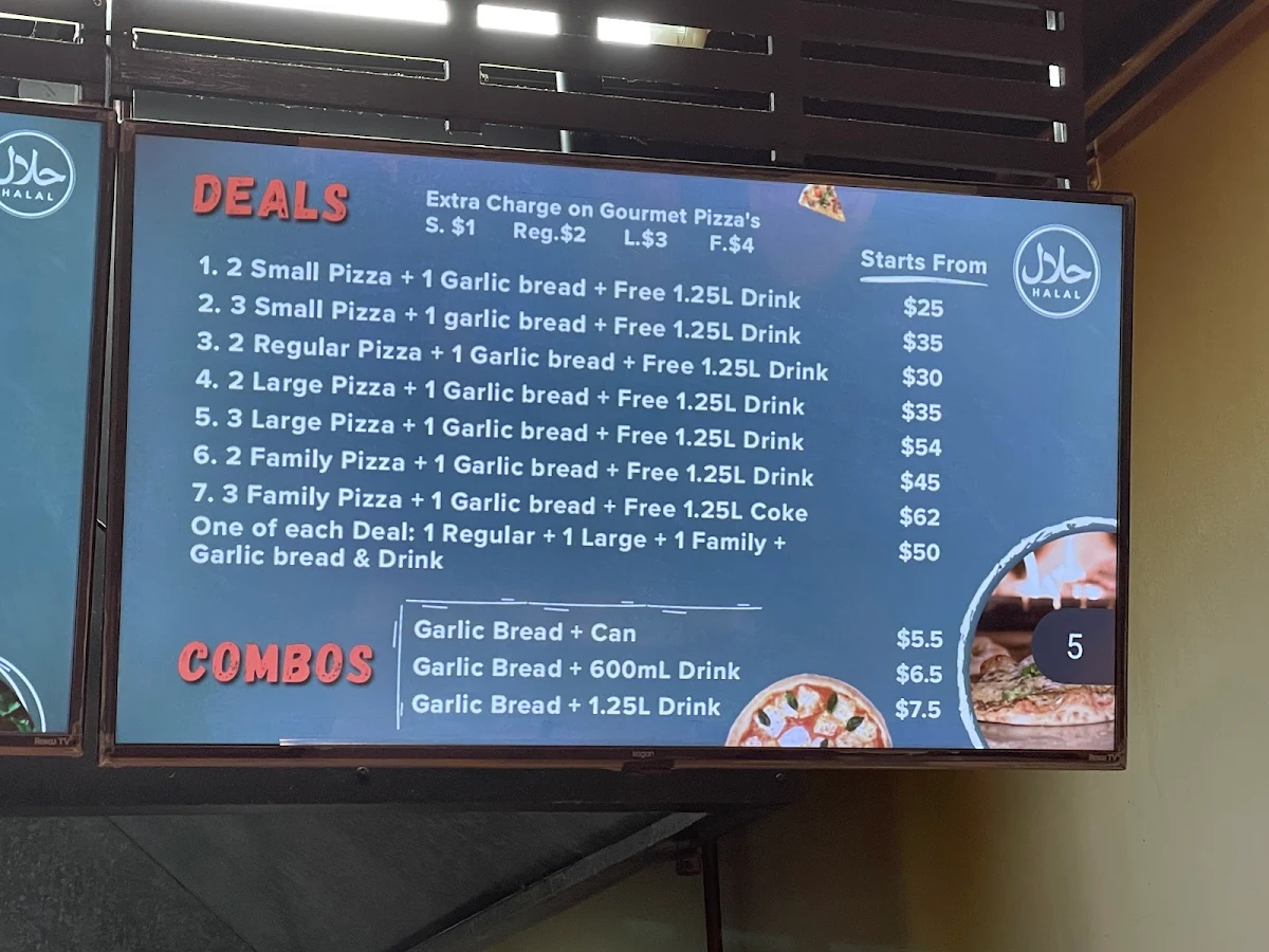 Menu, Semsom Bakery