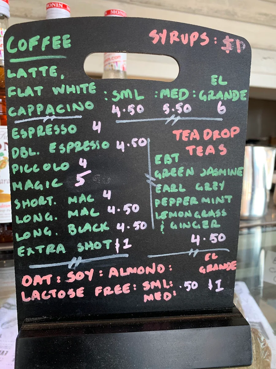 Menu, MISTER & MISSUS M.