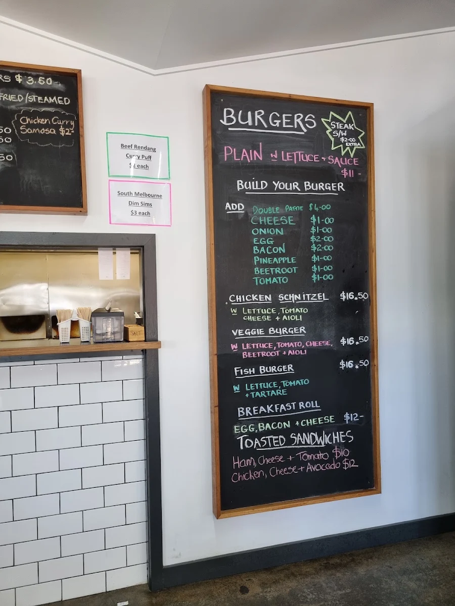 Menu, Fish and Chips