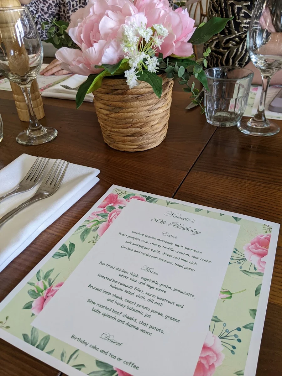 Menu, The Lakehouse Pizza Bar and Grill
