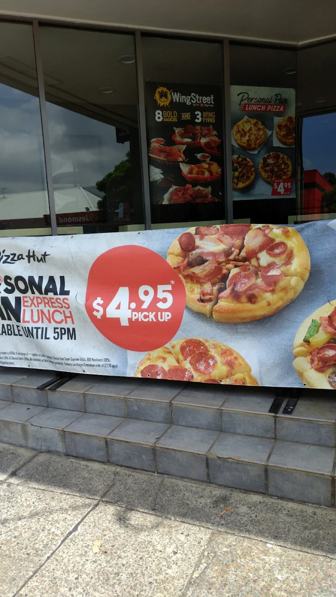 Menu, Pizza Hut Jesmond