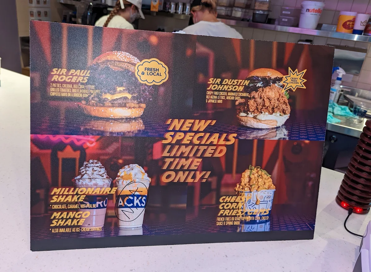 Menu, Royal Stacks Moorabbin