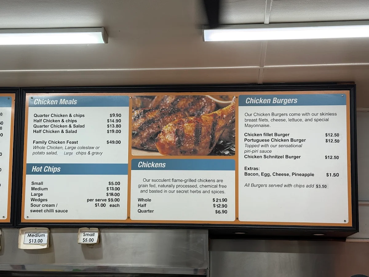 Menu, Chickensalt