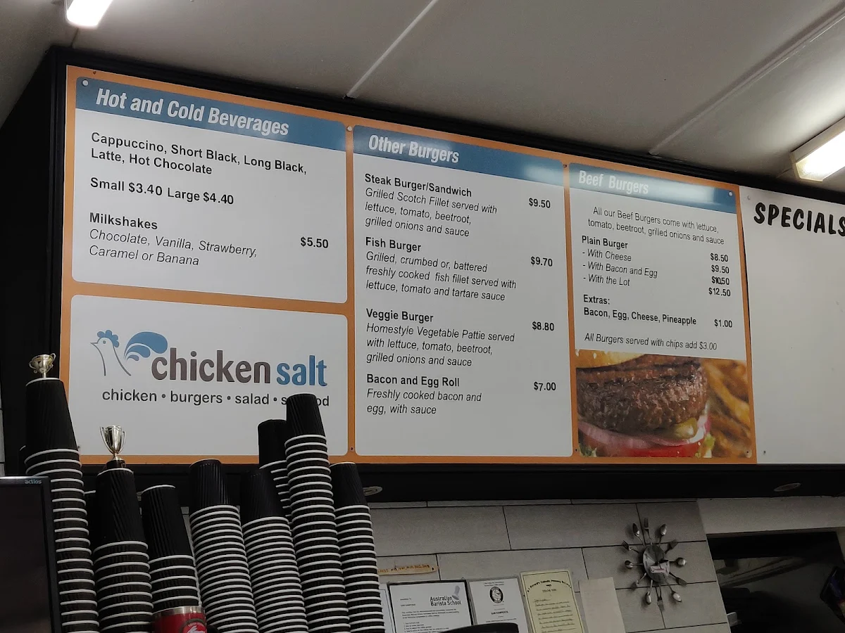 Menu, Chickensalt