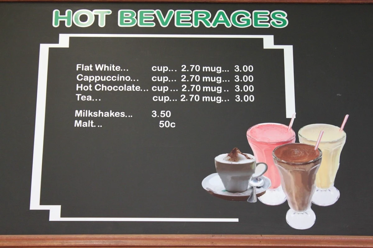 Menu, Waminda Bakery