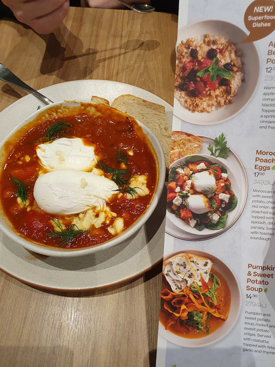 Menu, The Coffee Club