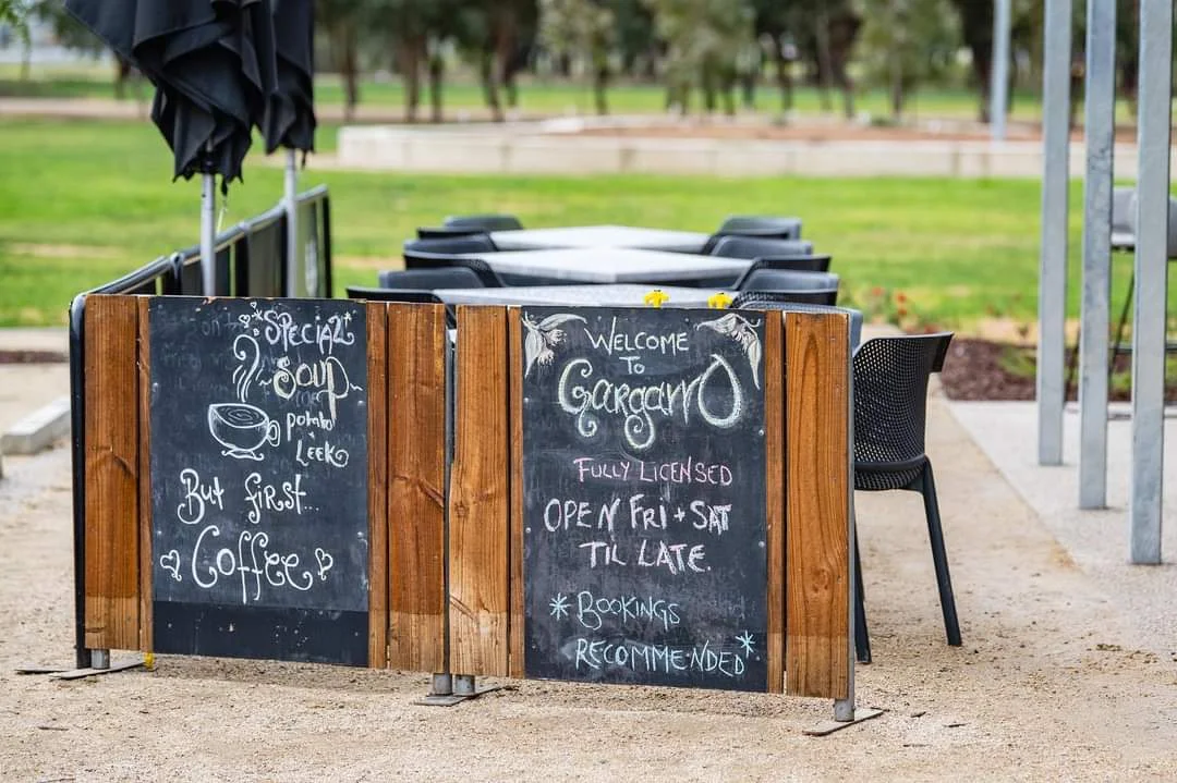 Menu, Gargarro Botanic Garden Cafe