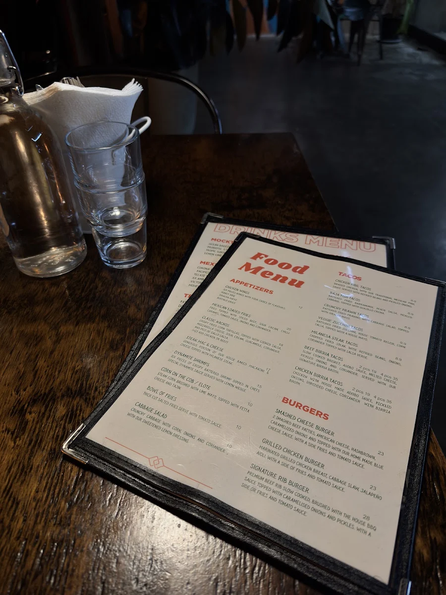Menu, Street Taste