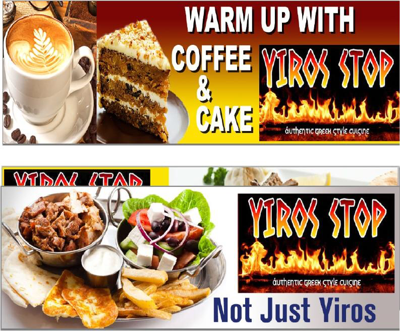 Menu, Yiros Stop