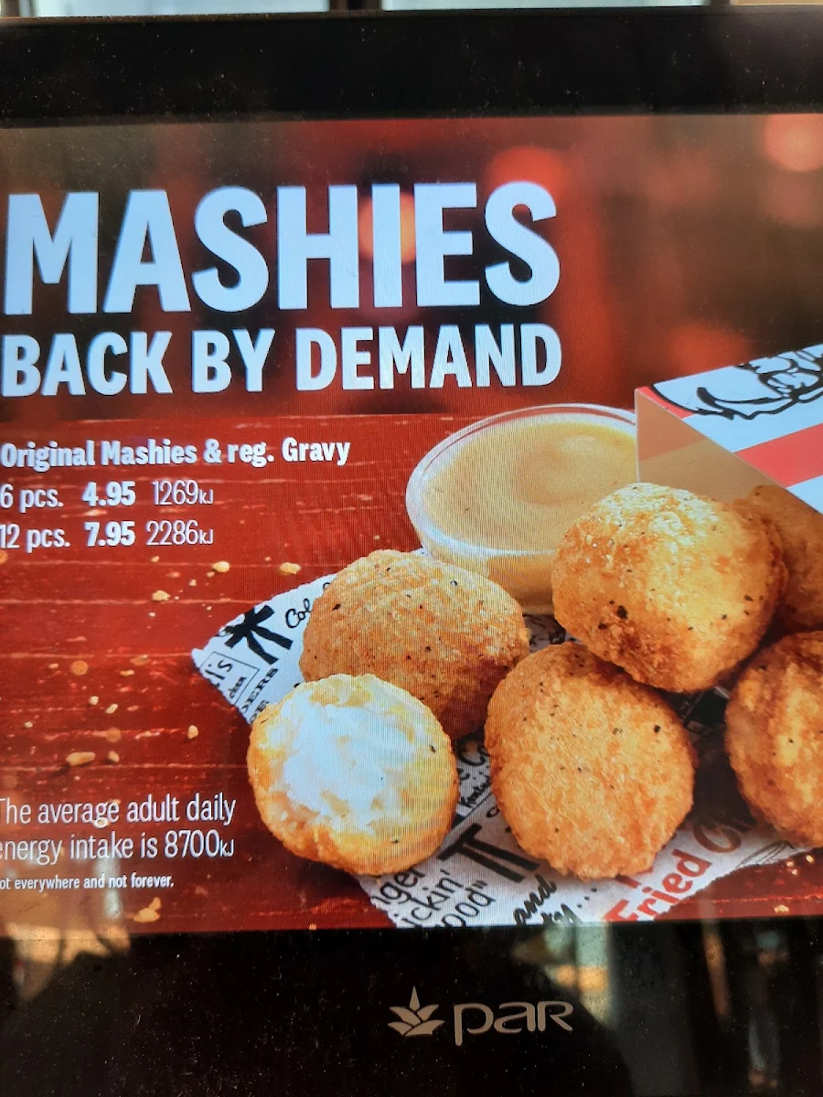 Menu, KFC Merrylands