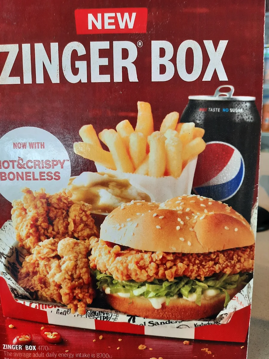 Menu, KFC Merrylands