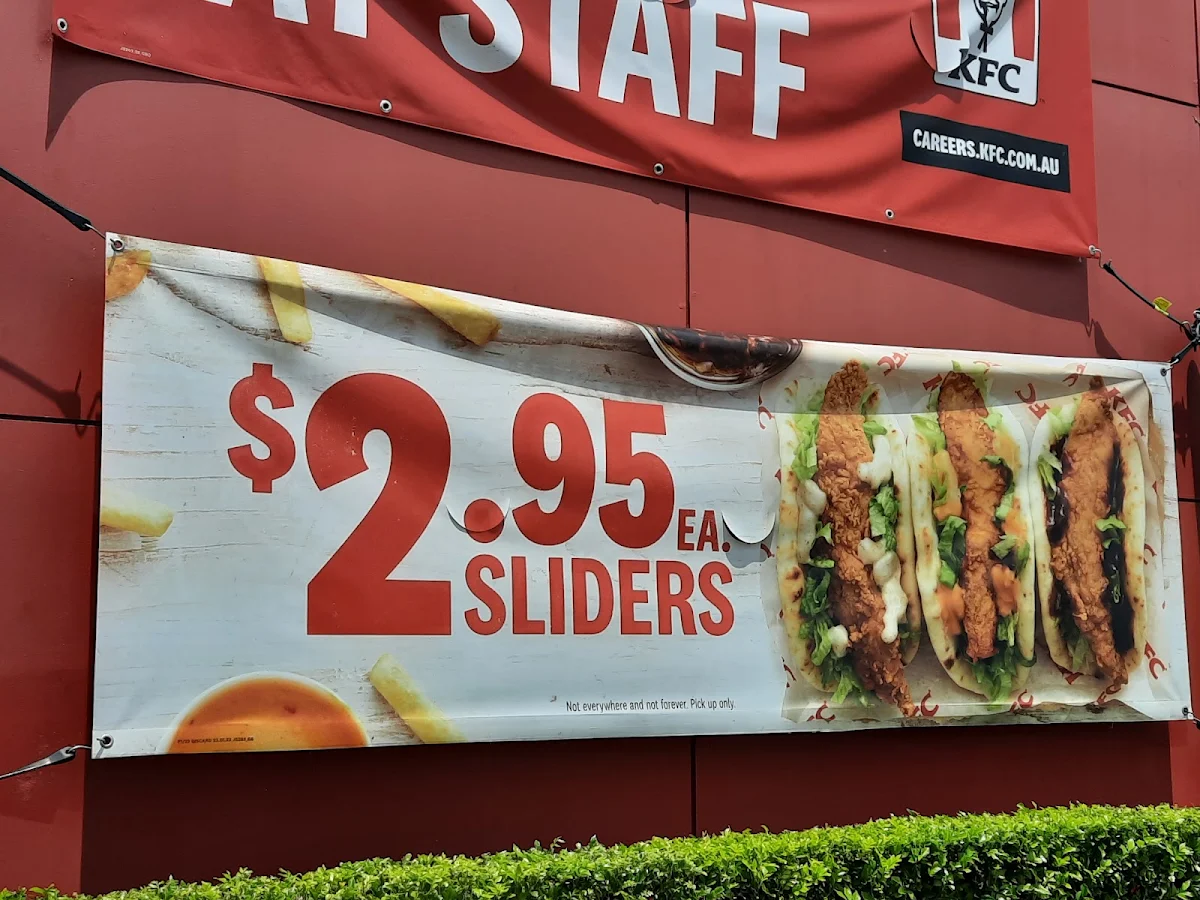 Menu, KFC Merrylands