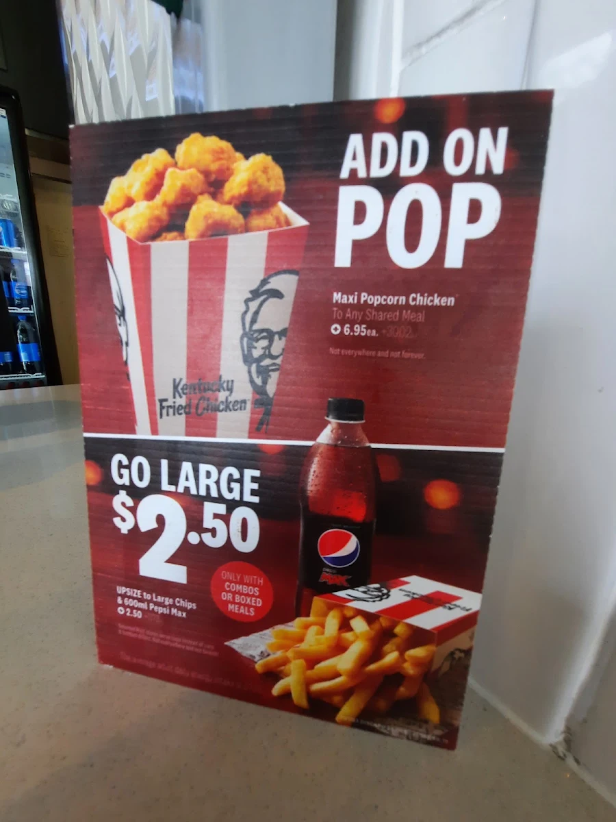 Menu, KFC Merrylands