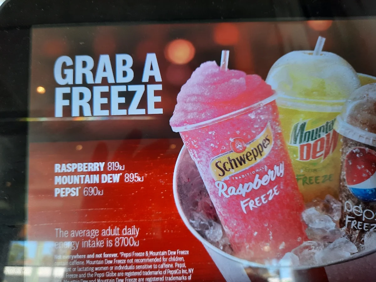 Menu, KFC Merrylands