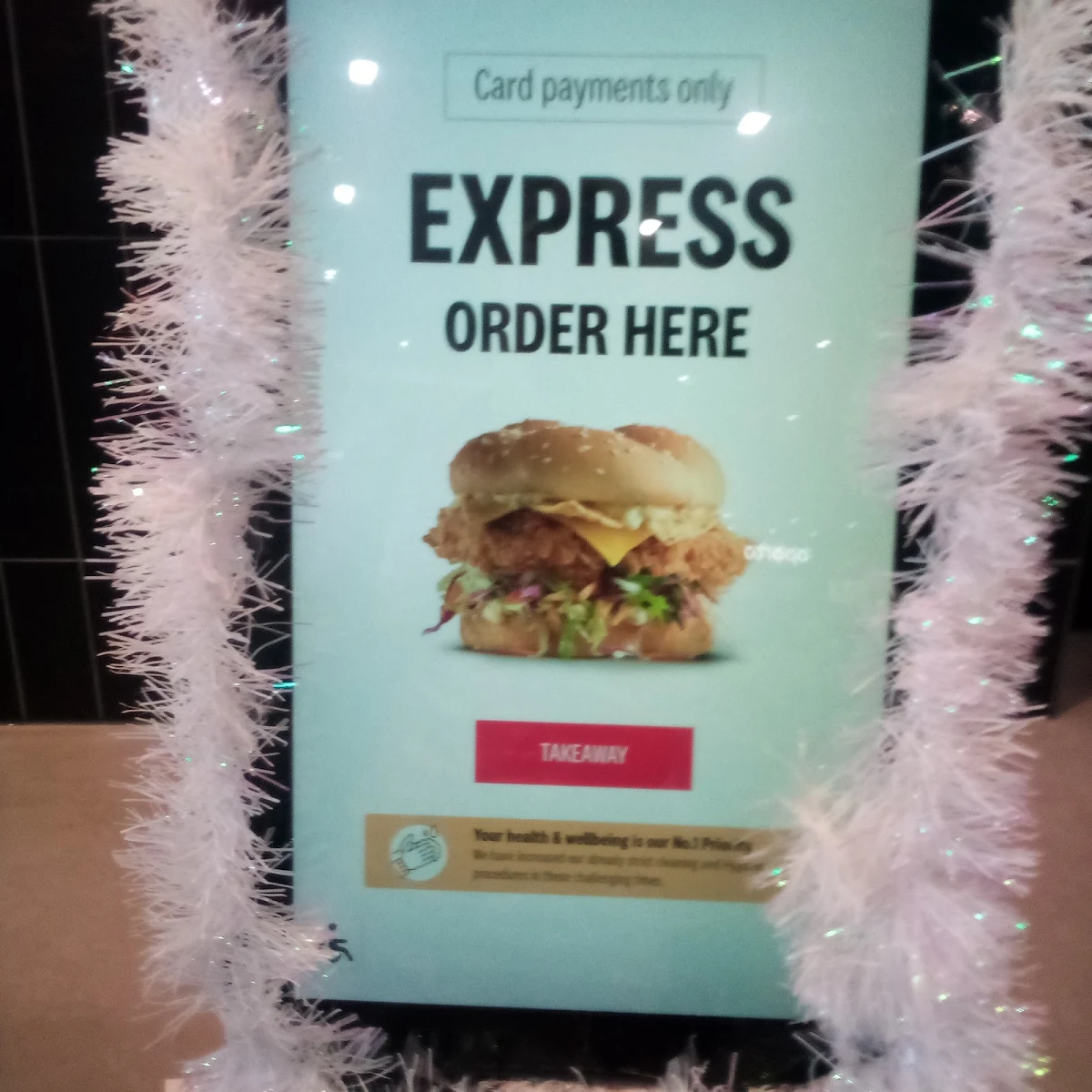 Menu, KFC Merrylands