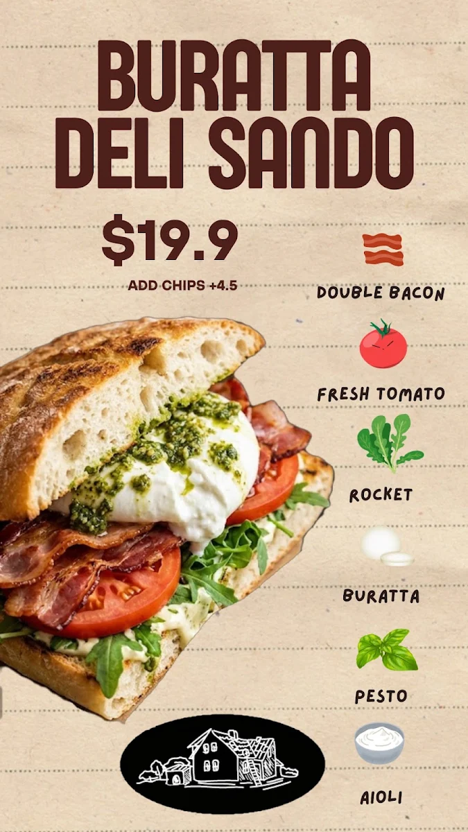 Menu, The Stable Cafe