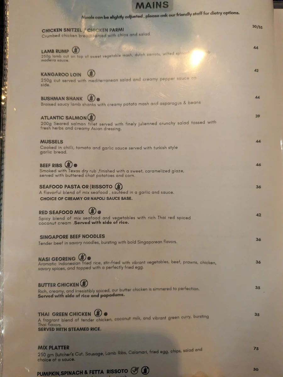 Menu, Butcher's Prime Shepparton