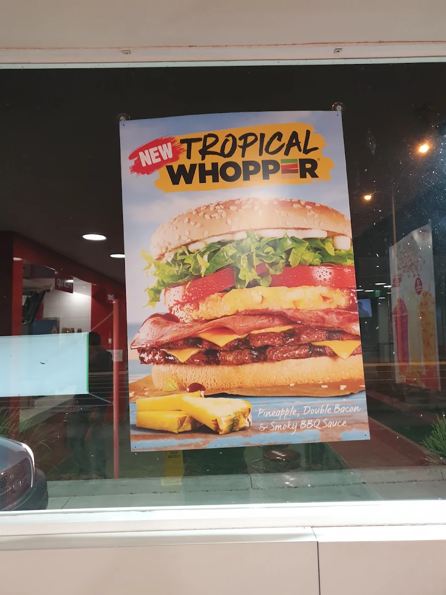 Menu, Hungry Jack's Burgers Thomastown