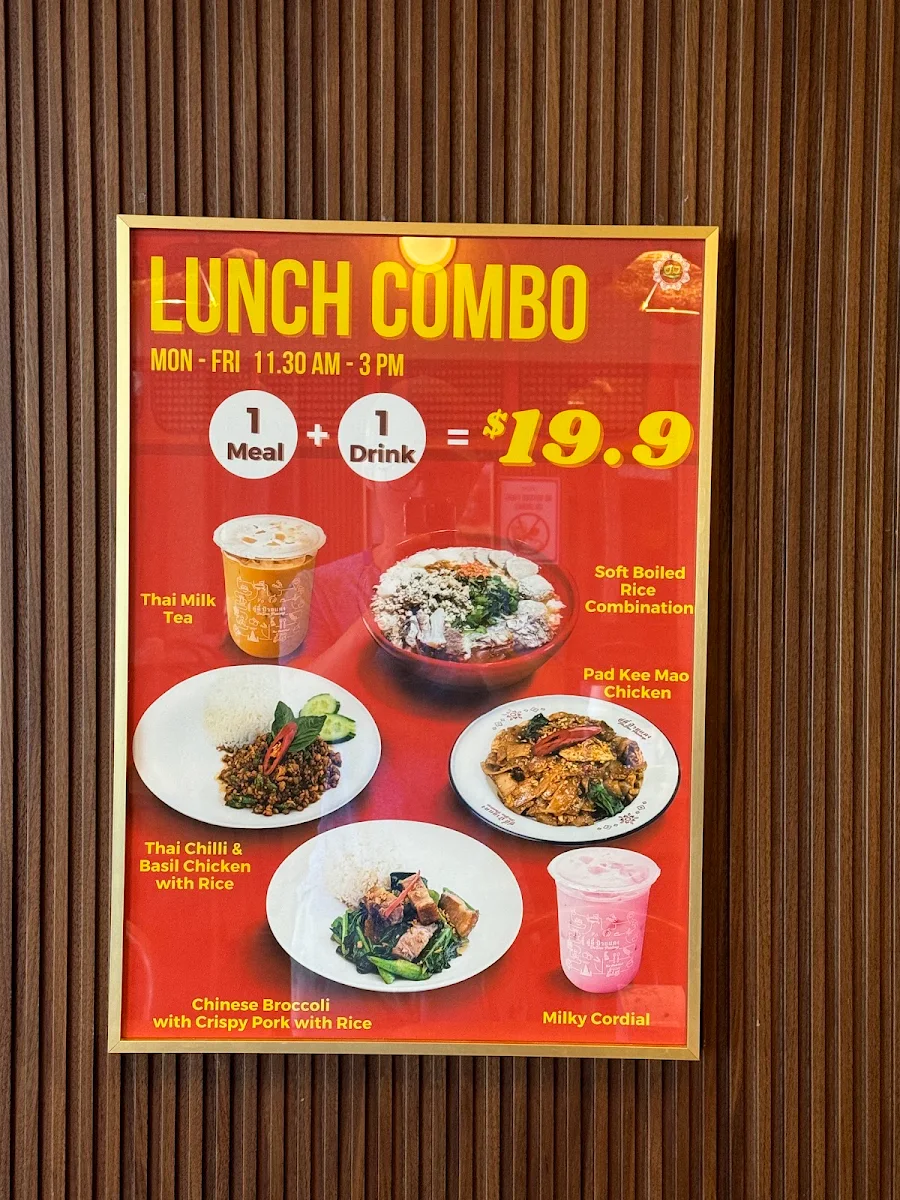 Menu, Dodee Paidang Box Hill