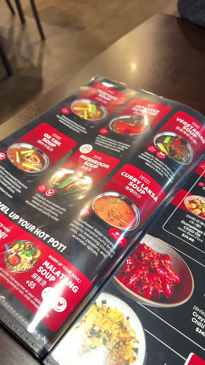 Menu, Hotpot City