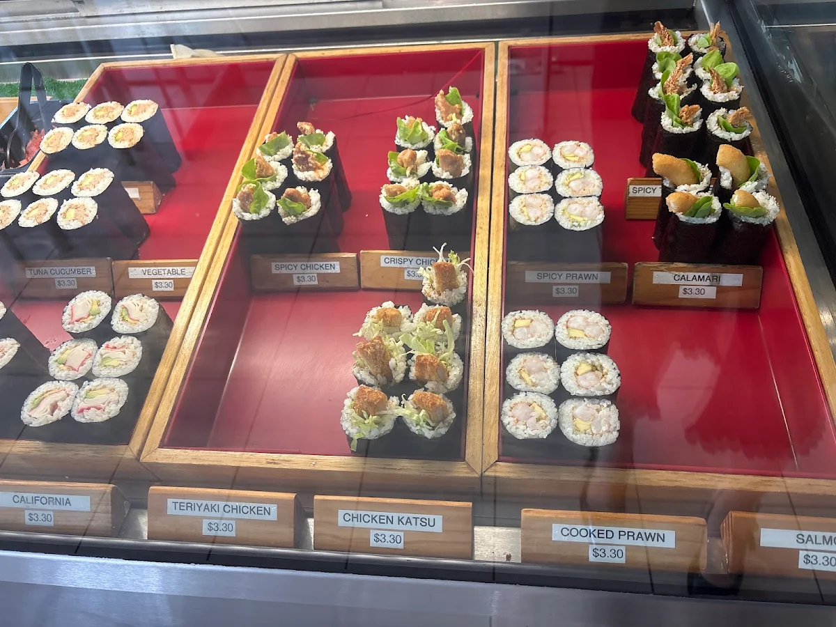Menu, Sushi Sixty