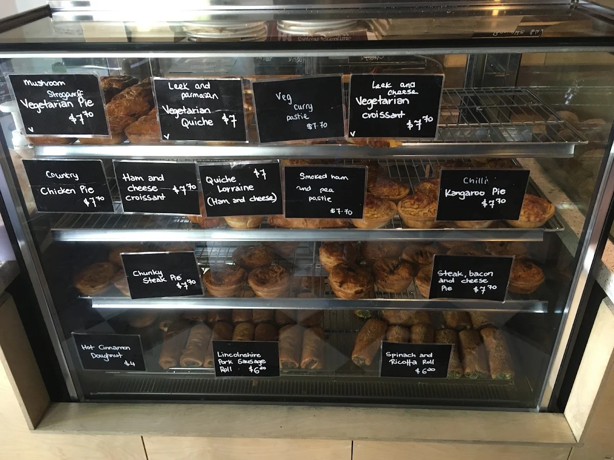 Menu, The Bakery
