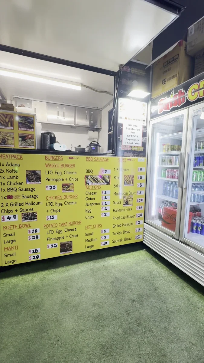 Menu, Shish Crew