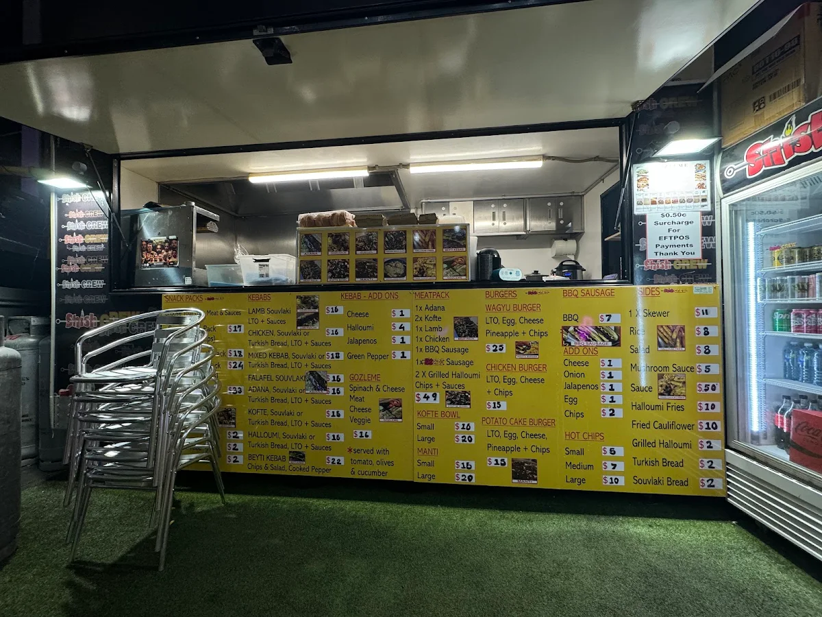 Menu, Shish Crew