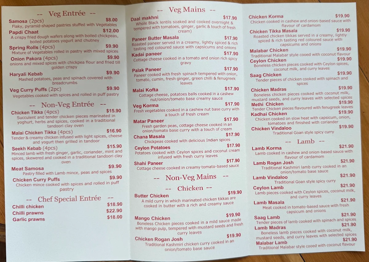 Menu photo 1