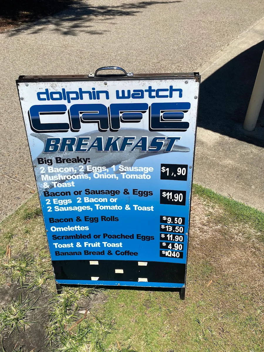 Menu, Dolphin Watch Cafe