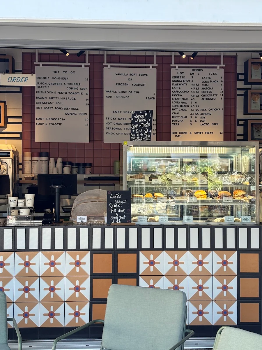Menu, Pelican Kiosk