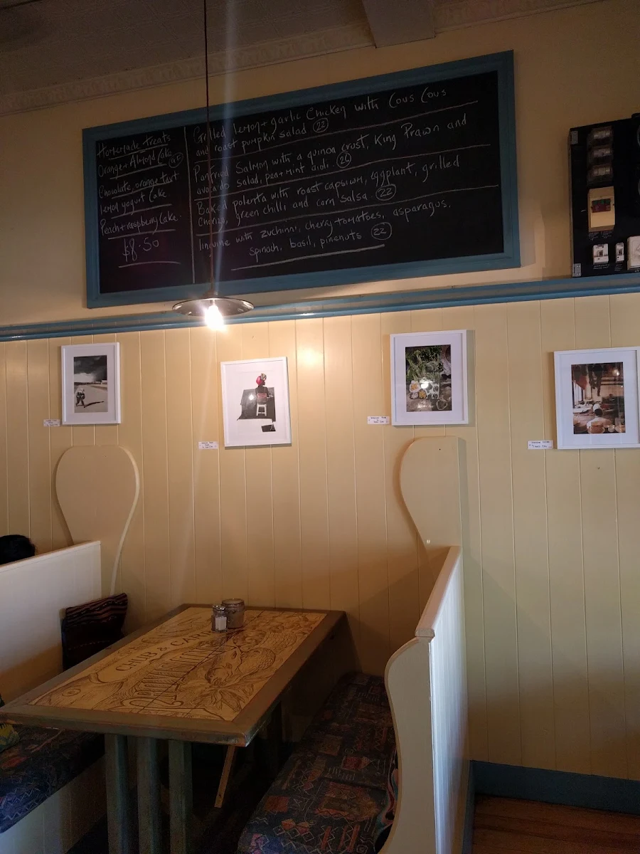 Menu, Blue Mist Cafe