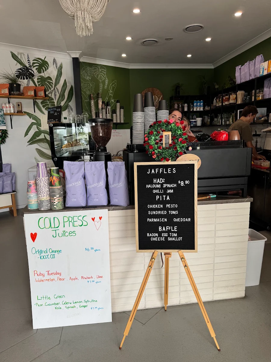 Menu, Hadz Cafe