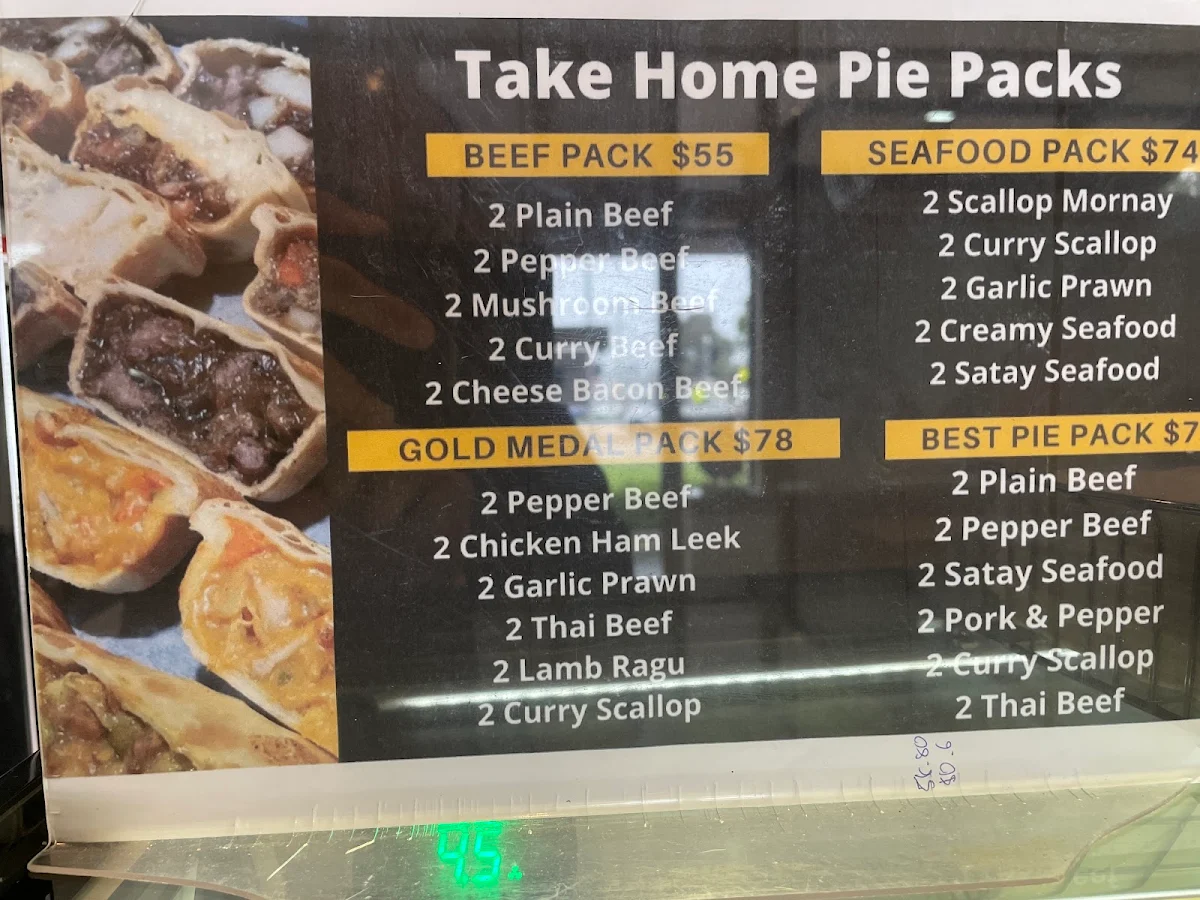 Menu, Country Cob Bakery - Boronia