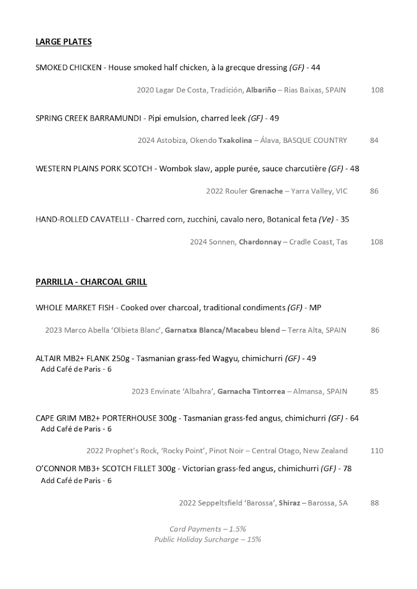 Menu photo 1