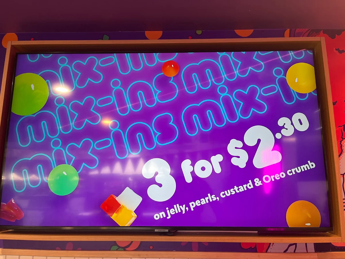 Menu, Chatime St Leonards