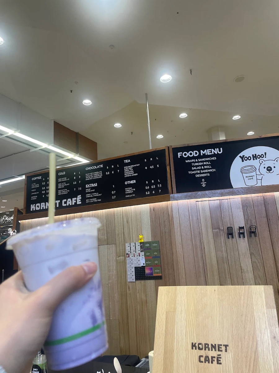 Menu, KORNET CAFE